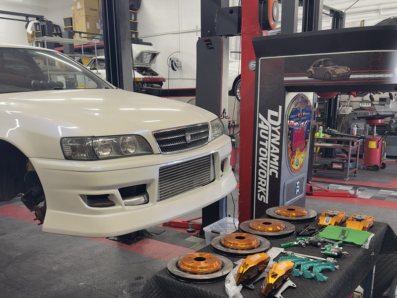 Custom fabrication work at Dynamic Autoworks