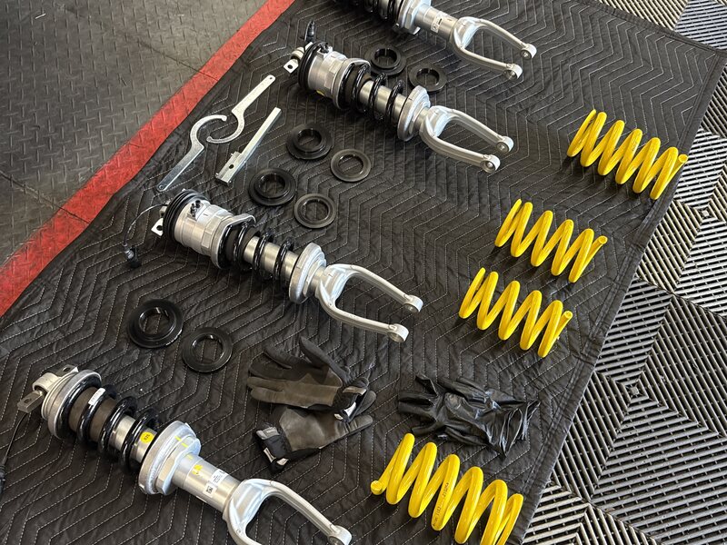 Suspension and alignment work at Dynamic Autoworks