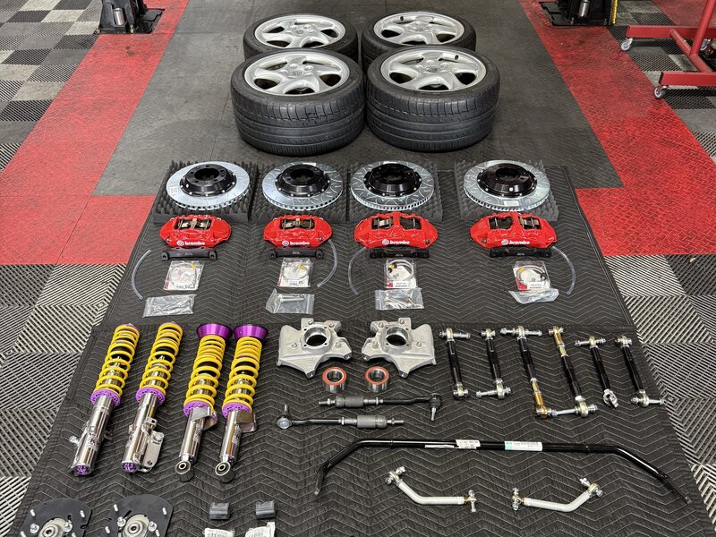Suspension and alignment work at Dynamic Autoworks