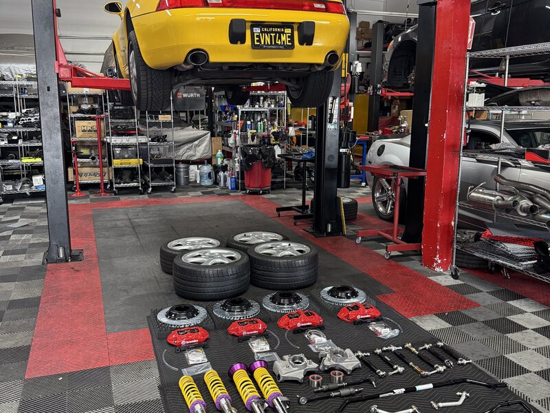 Suspension and alignment work at Dynamic Autoworks