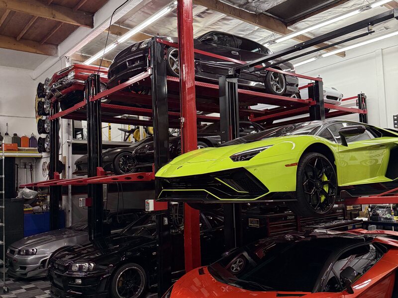 Track preparation work at Dynamic Autoworks
